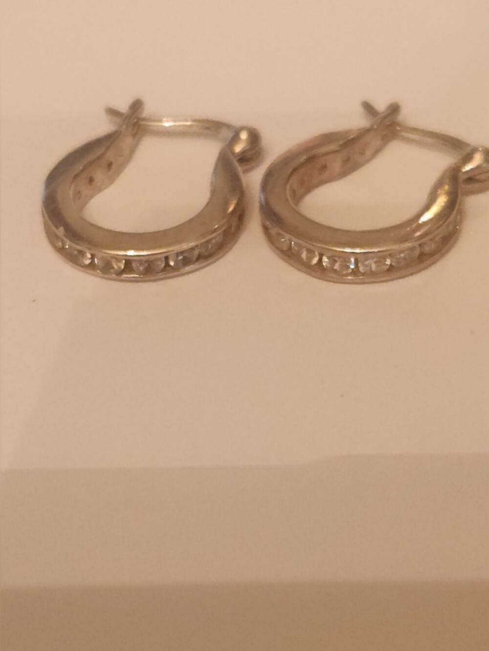 Silpada Designs Earrings Cubic Zirconia & Silver
